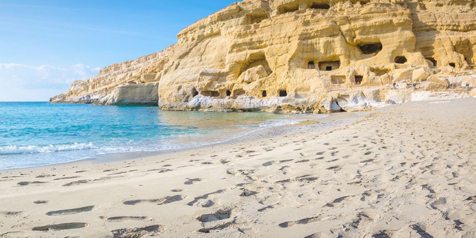 Matala Beach - Hippie Caves - Gortyn